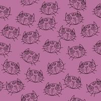 Cat Faces - Pink