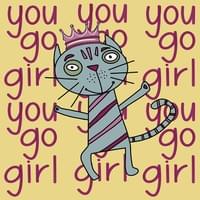 Go Girl Dancing Cat