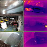 A petrochemical plant