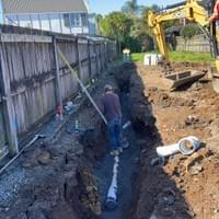 Public Sewer Pipe Installation