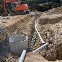 Sewer pump connection