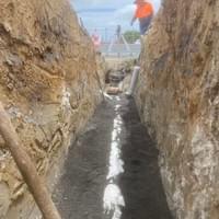 Night Excavation drainage 