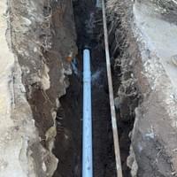 Public Sewer Pipe Installation