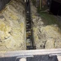 Night Excavation drainage 