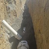 Night Excavation drainage 