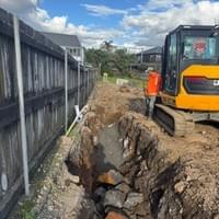 Public Sewer Pipe Installation