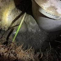 Night Excavation drainage Nigh