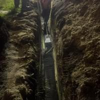 Night Excavation drainage Nigh