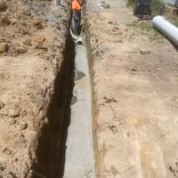 Night Excavation drainage Nigh