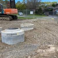 Drainage work finishing
