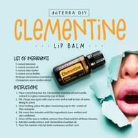 Clementine Lip Balm