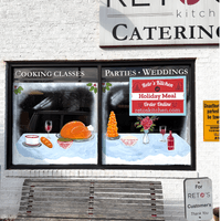 Reto's Kitchen Winter Painting