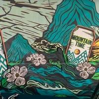 brand activation mural