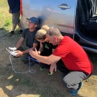 Nick Triozzi, Nicolina Ilijanić and Slobodan Miko. Fall 2019.