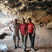 Lluis Molina, Sarah McClure, and Oreto García at Cocina Cave. Summer 2015