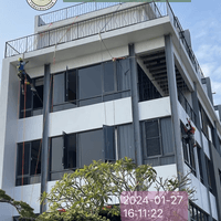 金傑昕高空外牆蜘蛛人-小琉球外牆油漆