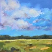SOLD - Sky and Land ! - 12"x12"