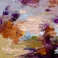 SOLD - Sunset Landscape II - 12"x12" 