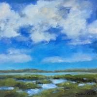 SOLD - Sky and Water I - 12" x 12"