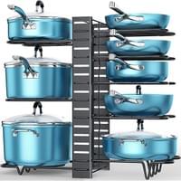Pot and Pan Organizer Rack