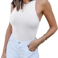Sleeveless Racer Back Bodysuit