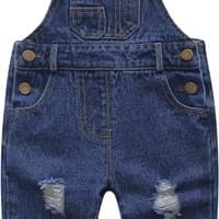 Baby Boy Girl Jean Overalls