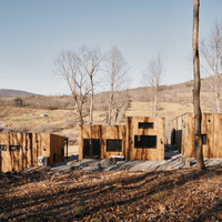 Poplar Way Cabins Exterior Above