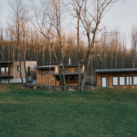 Poplar Way Cabins Exterior Below