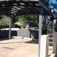 Our most recent carport