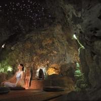 Meditation in the crystal cave