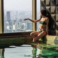 Take in Mexico City from your roof top spa