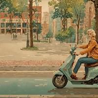 RIDER THROUGH DREAM TOWN