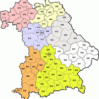 Bayern Karte Landkreise