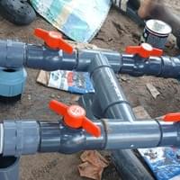 Instillation of drip pipes