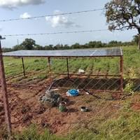 Solar modules at a farm in Sin