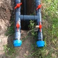 Instillation of drip pipes