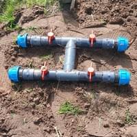 Instillation of drip pipes