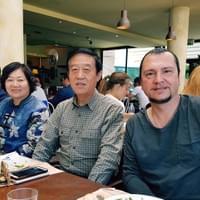 Con Shifu Chen Zhenglei e Shimu Lu Lili