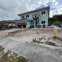 Landscaping Before