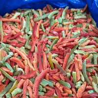 IQF Trip-colored Pepper Strips
