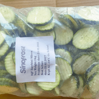 Frozen Sliced Zucchini Samples