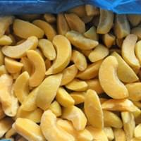 Bulk IQF Sliced Yellow Peaches