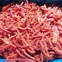 Frozen Red Sweet Pepper Strips