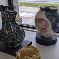 Members work in our display wi