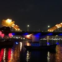 The Dragon Bridge in Da Nang.