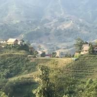 The mountains in Sapa.