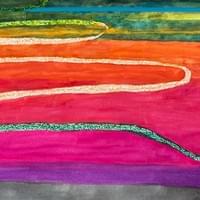 黄金丝路 水彩纸面  37x26cm