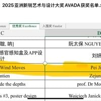 2025亚洲新锐艺术与设计大奖优秀奖