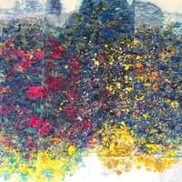 山花烂漫之一    彩墨纸面 205x137cm  2025