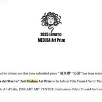 入选意大利MEDUSA,艺术展